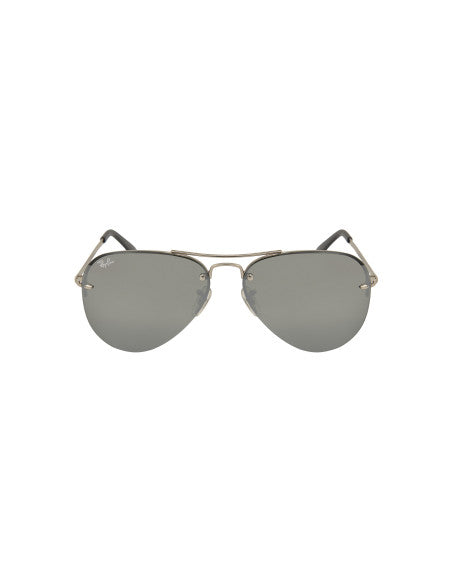 Ray Ban RB3449 003/30 Aviator Gris espejo Plateado