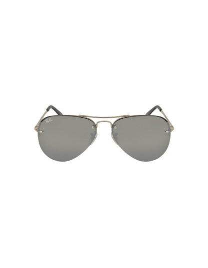 Ray Ban RB3449 003/30 Aviator Gris espejo Plateado