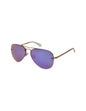 Ray Ban RB3449 9035/1U Aviator Lila Espejo Bronce