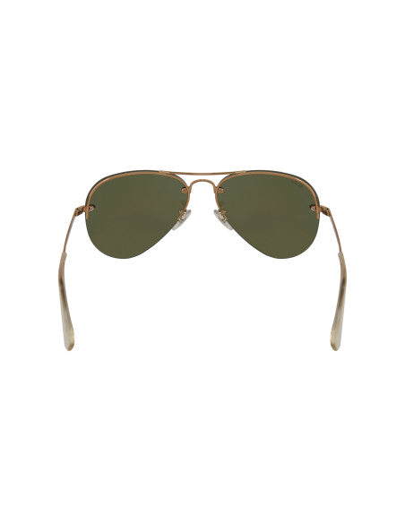 Ray Ban RB3449 9035/1U Aviator Lila Espejo Bronce