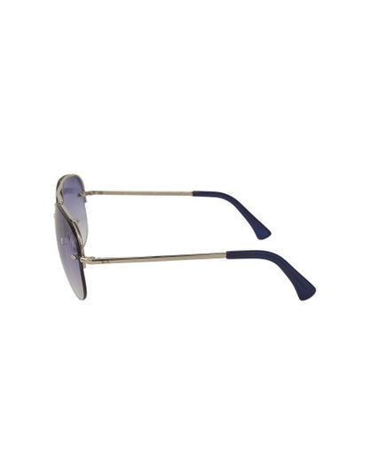 Ray Ban RB3449 9129/0S Aviator Azul degradado Plata