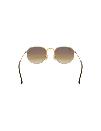Ray Ban Rb3548n 001/51 Hexagonal Flat Cafe Degradado Dorado