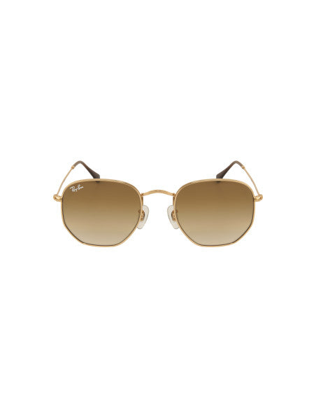 Ray Ban Rb3548n 001/51 Hexagonal Flat Cafe Degradado Dorado