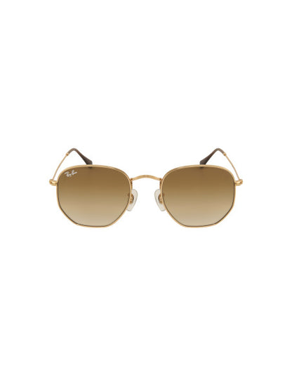 Ray Ban Rb3548n 001/51 Hexagonal Flat Cafe Degradado Dorado