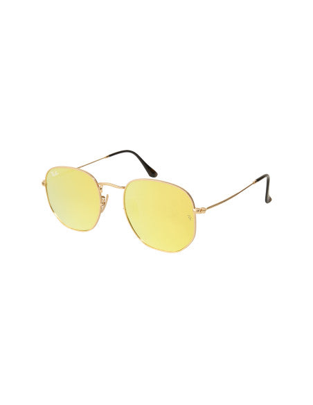 Ray Ban Rb3548n 001/93 Hexagonal Flat Lenses Dorado Espejo
