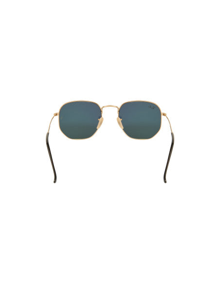 Ray Ban Rb3548n 001/93 Hexagonal Flat Lenses Dorado Espejo