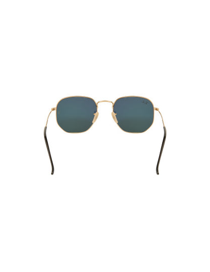 Ray Ban Rb3548n 001/93 Hexagonal Flat Lenses Dorado Espejo