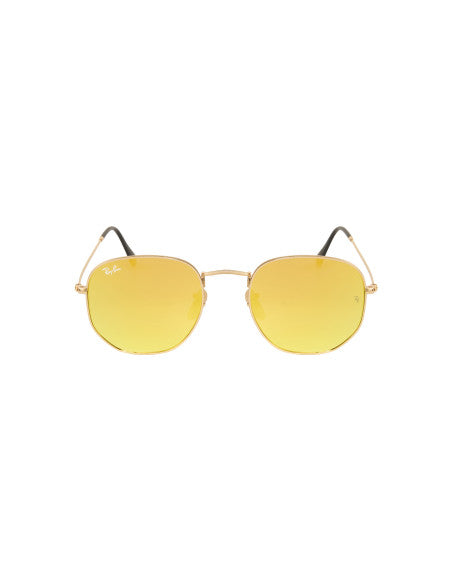 Ray Ban Rb3548n 001/93 Hexagonal Flat Lenses Dorado Espejo