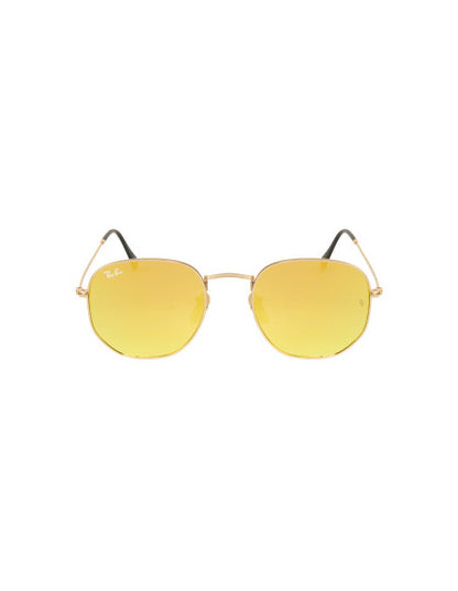 Ray Ban Rb3548n 001/93 Hexagonal Flat Lenses Dorado Espejo