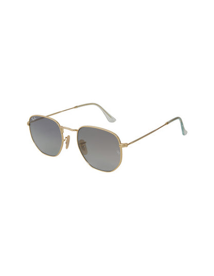 Ray Ban Rb3548n 91233m Hexagonal Flat Azul Degradado Dorado