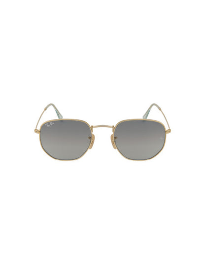 Ray Ban Rb3548n 91233m Hexagonal Flat Azul Degradado Dorado