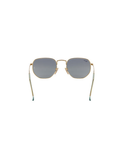 Ray Ban Rb3548n 91233m Hexagonal Flat Azul Degradado Dorado