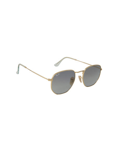 Ray Ban Rb3548n 91233m Hexagonal Flat Azul Degradado Dorado