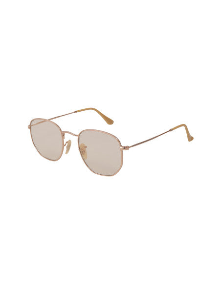 Ray Ban Rb3548n 91310x Hexagonal Rosa Transparente Original