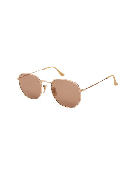 Ray Ban Rb3548N 9131S0 Hexagonal Evolve Cafe Transparente Bronce Fotocromatico