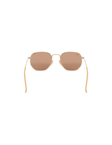 Ray Ban Rb3548N 9131S0 Hexagonal Evolve Cafe Transparente Bronce Fotocromatico