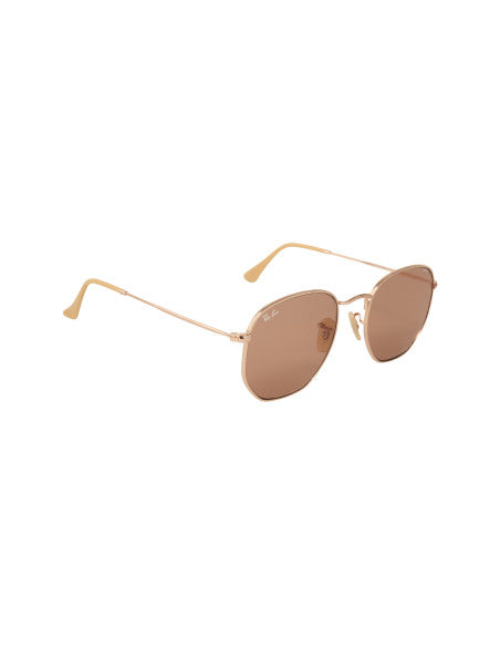 Ray Ban Rb3548N 9131S0 Hexagonal Evolve Cafe Transparente Bronce Fotocromatico