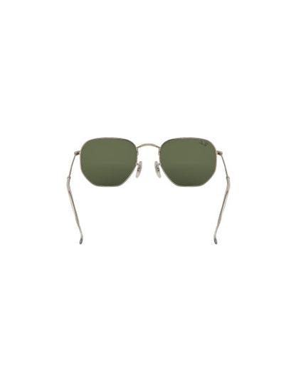 Ray Ban Rb3548n 9198/4E Hexagonal Flat Plata Verde