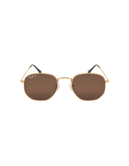 Ray Ban Rb3548n 9202AF Hexagonal Flat Vino Polarizado