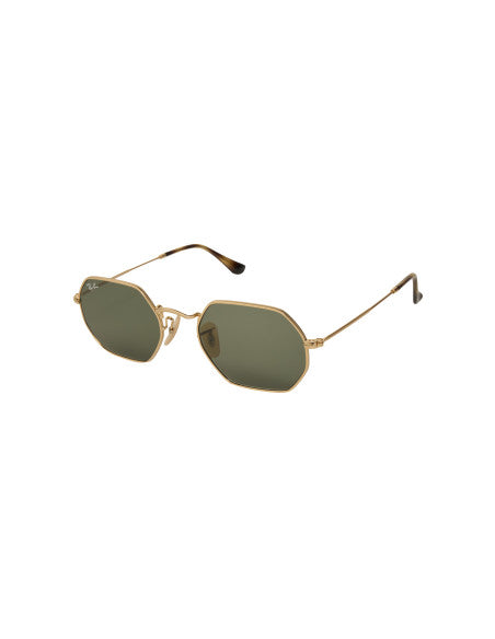 Ray Ban Rb3556n 001 Octagonal Flat G-15 Gold Classic