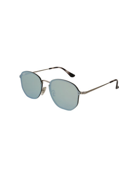 Ray Ban Rb3579n 003/30 Hexagonal Blaze Gris Espejo Plata