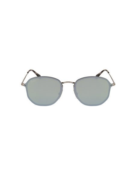 Ray Ban Rb3579n 003/30 Hexagonal Blaze Gris Espejo Plata