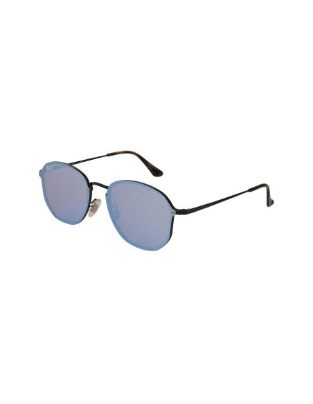 Ray Ban Rb3579n 153/7v Hexagonal Blaze Azul Espejo Negro