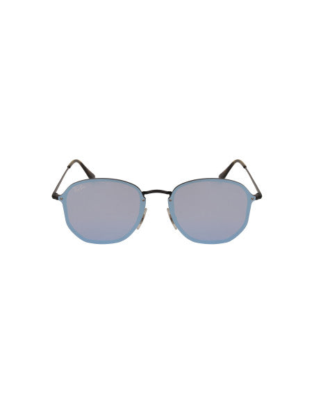 Ray Ban Rb3579n 153/7v Hexagonal Blaze Azul Espejo Negro