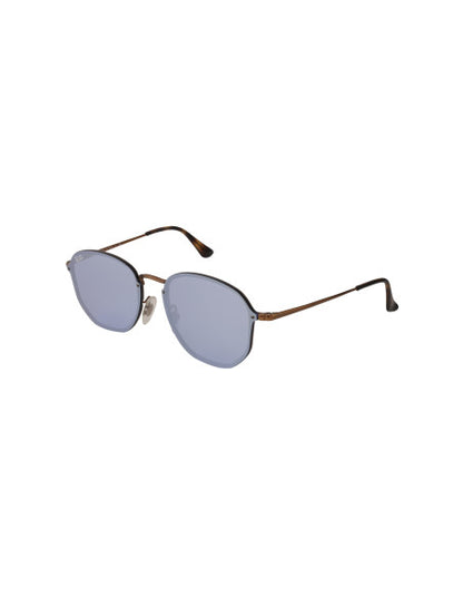 Ray Ban Rb3579n 9035/1u Hexagonal Blaze Lila Espejo Bronce