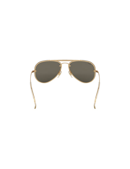 Ray Ban Rb3584n 905071 Aviator Blaze Negro G-15 Dorado Original
