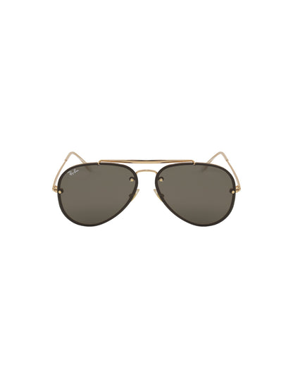 Ray Ban Rb3584n 905071 Aviator Blaze Negro G-15 Dorado Original