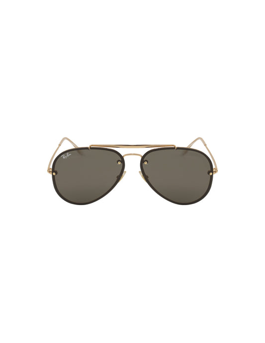 Ray Ban Rb3584n 905071 Aviator Blaze Negro G-15 Dorado Original
