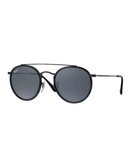 Ray Ban Rb3647n 002/r5 Round Double Bridge black