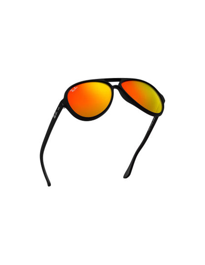 Ray Ban Rb4125 601S69 Cats 5000 Naranja Espejo Negro Mate