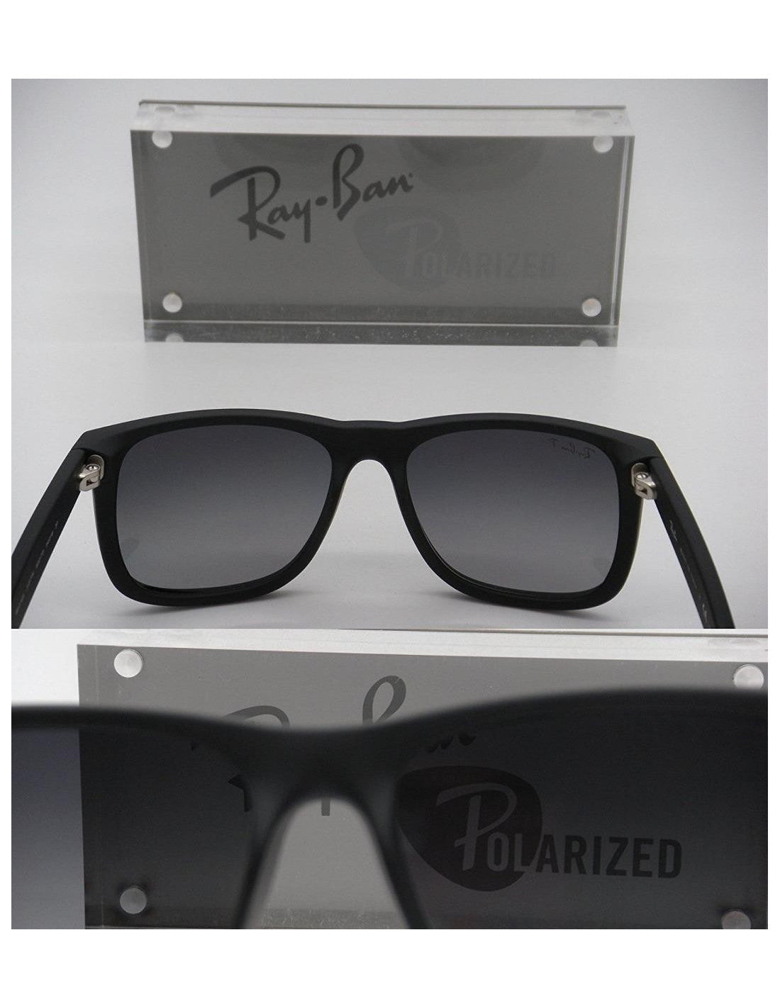 Ray Ban Rb4165 622/t3 Justin Polarizado Gris Degradado