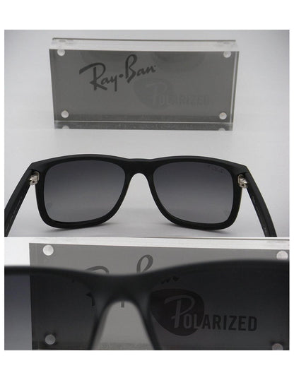 Ray Ban Rb4165 622/t3 Justin Polarizado Gris Degradado