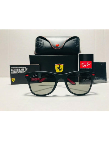 Ray Ban Rb4195m F60271 Wayfarer Scuderia Ferrari Negro G-15