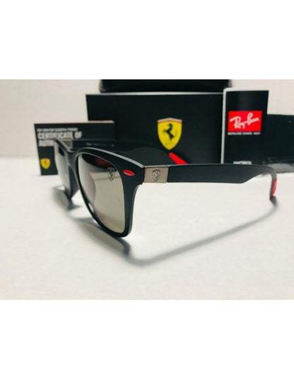 Ray Ban Rb4195m F60271 Wayfarer Scuderia Ferrari Negro G-15