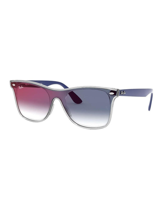 Ray Ban Rb4440n 6356/x0 Wayfarer Blaze Azul Gradiente Gris
