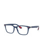 Ray Ban Rb7144M F604 Oftalmico Square Scuderia Ferrari Azul Rojo