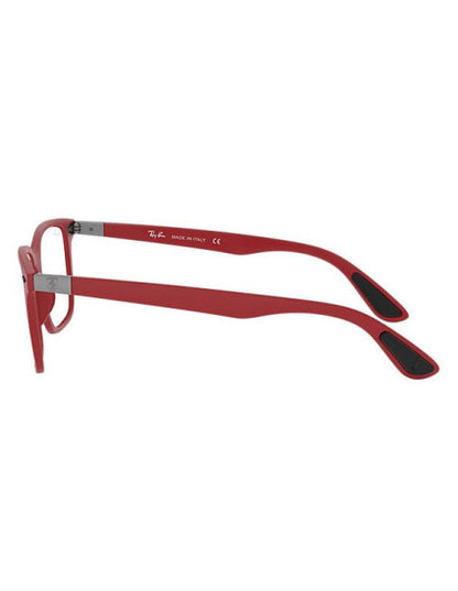 Ray Ban Rb7144M F628 Oftalmico Square Scuderia Ferrari Rojo Gris