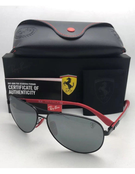 Ray Ban RB8313M F009/6G Aviator Scuderia Ferrari Fibra de carbono