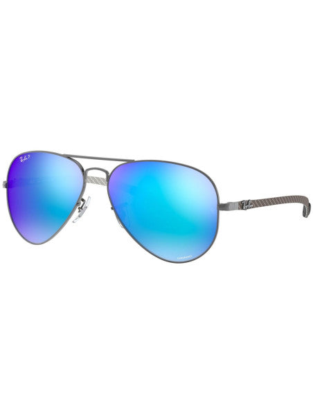 Ray Ban Rb8317CH 029/A1 Aviator Chromance Azul Fibra Carbono