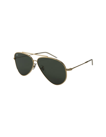 Ray Ban RB0101S 001/VR Aviator Reverse G-15 Gold