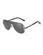 Versace VE2212 1001/6G Aviator Plata Espejo Gris Original