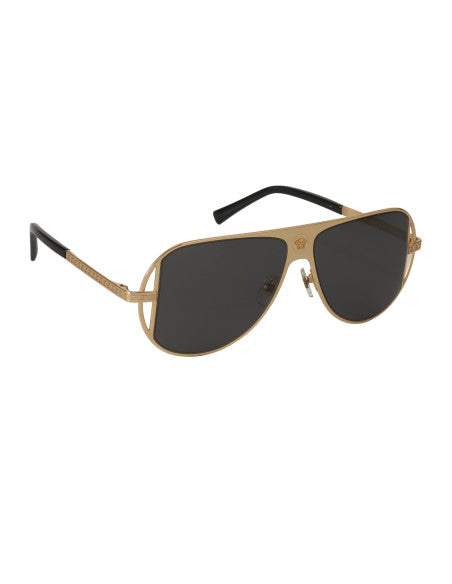 Versace VE2212 1002/87 Square Aviator Negro Dorado Clasico
