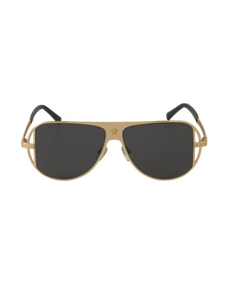 Versace VE2212 1002/87 Square Aviator Negro Dorado Clasico