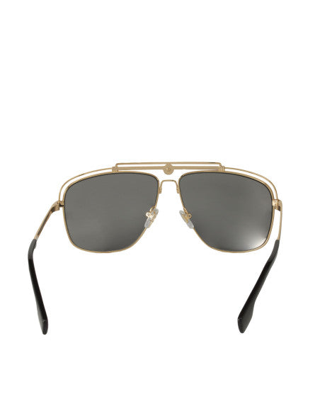 Versace VE2242 12526G New Aviator Grey Mirror Gold