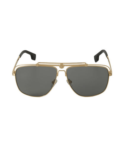 Versace VE2242 12526G New Aviator Grey Mirror Gold