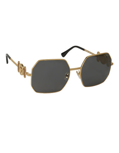 Versace VE2248 100281 Square Shape Gold Polarized